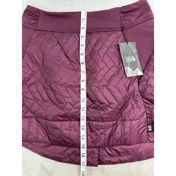 Mountain Hardwear Trekkin Insulated Purple Mini Skirt OL6862 Womens Womens S NWT - Picture 7 of 10